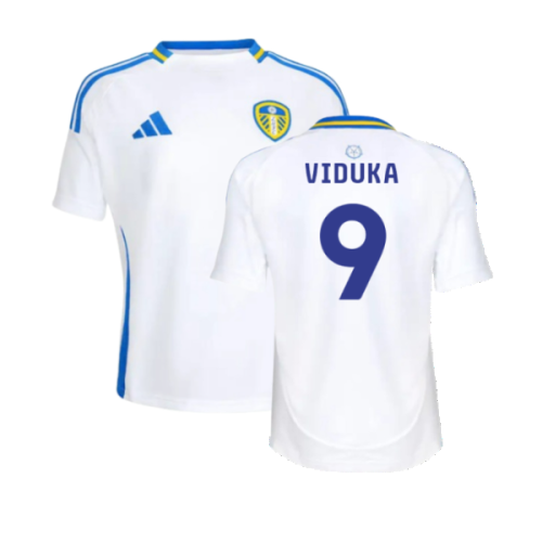 2024-2025 Leeds United Home Shirt (Kids) (Viduka 9)