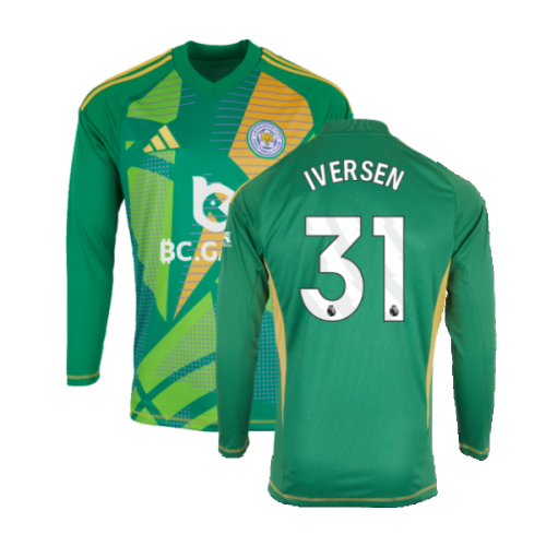 2024-2025 Leicester City Home Goalkeeper Shirt (Green) (Iversen 31)