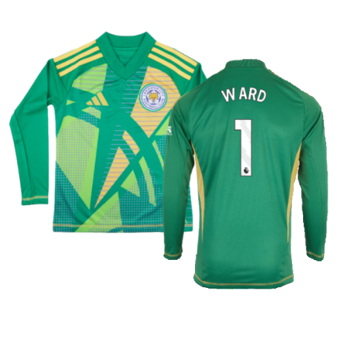 2024-2025 Leicester City Home Goalkeeper Shirt (Green) - Kids (Ward 1)