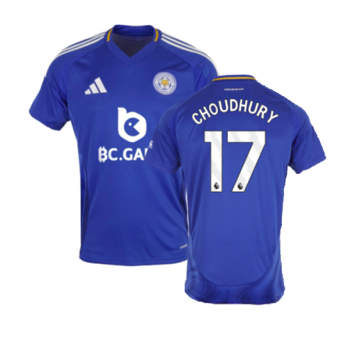 2024-2025 Leicester City Home Shirt (Choudhury 17)