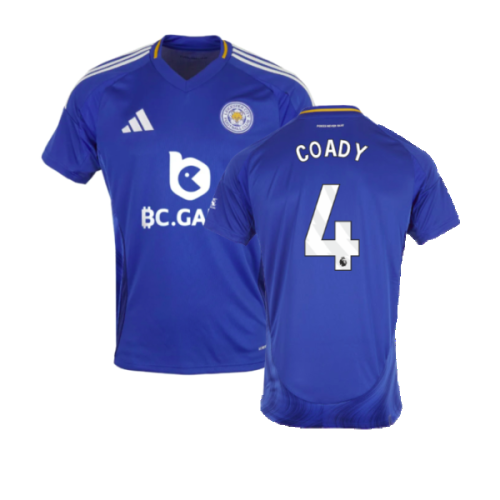 2024-2025 Leicester City Home Shirt (Coady 4)