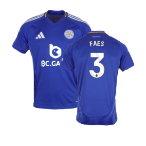 2024-2025 Leicester City Home Shirt (Faes 3) 2024-2025 Leicester City Home Shirt (Faes 3)