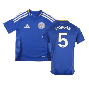 2024-2025 Leicester City Home Shirt (Kids) (Morgan 5) 2024-2025 Leicester City Home Shirt (Kids) (Morgan 5)