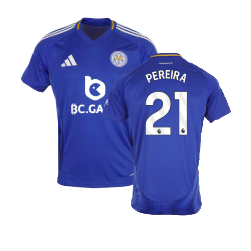 2024-2025 Leicester City Home Shirt (Pereira 21)