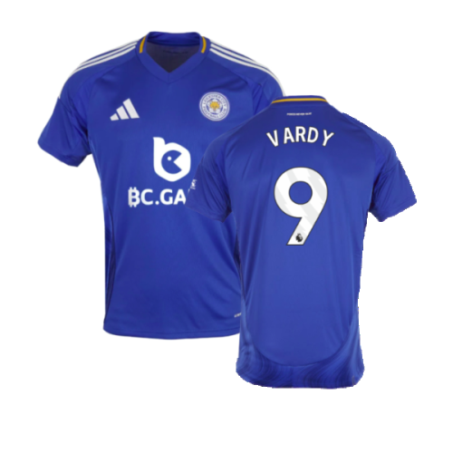 2024-2025 Leicester City Home Shirt (Vardy 9)