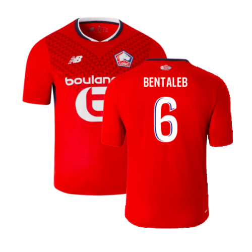 2024-2025 Lille LOSC Home Shirt (Bentaleb 6)