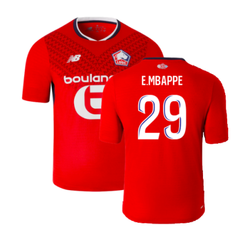 2024-2025 Lille LOSC Home Shirt (E.Mbappe 29)