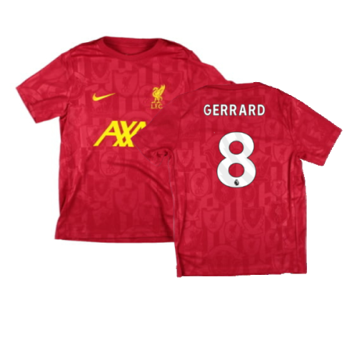 2024-2025 Liverpool Academy Pre-Match Shirt (Red) - Kids (Gerrard 8)