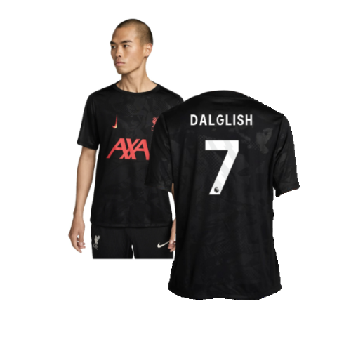 2024-2025 Liverpool Academy Pro Third Pre-Match Top (Black) (Dalglish 7)