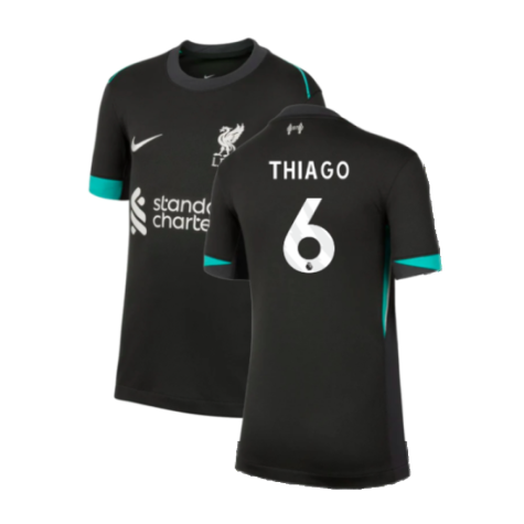 2024-2025 Liverpool Away Shirt (Kids) (Thiago 6)