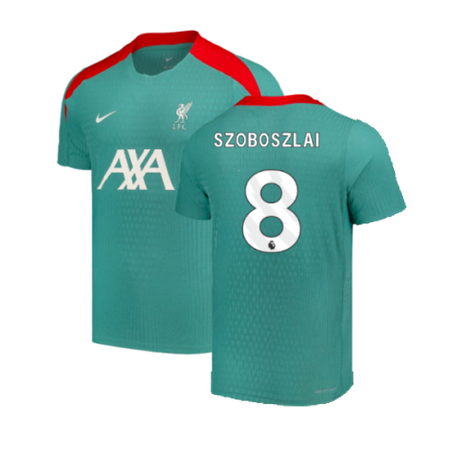 2024-2025 Liverpool Dri-Fit ADV Elite Strike S/S Shirt (Green) (Szoboszlai 8)