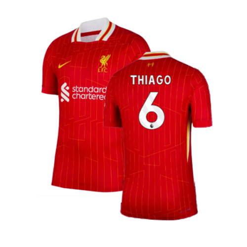 2024-2025 Liverpool Dri-Fit ADV Match Home Shirt (Thiago 6)