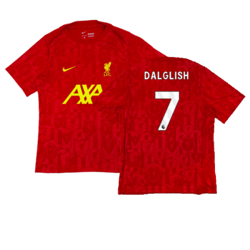 2024-2025 Liverpool Dri-Fit Pre-Match Shirt (Red) (Dalglish 7)