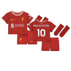 2024-2025 Liverpool Home Infants Baby Kit (Mac Allister 10) 2024-2025 Liverpool Home Infants Baby Kit (Mac Allister 10)