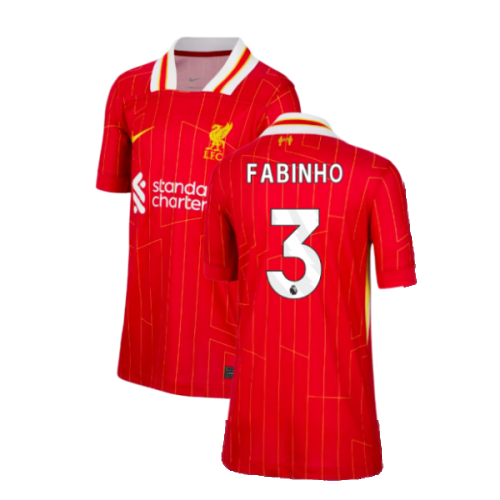 2024-2025 Liverpool Home Shirt (Kids) (Fabinho 3)