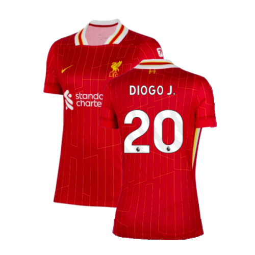 2024-2025 Liverpool Home Shirt (Womens) (Diogo J. 20)