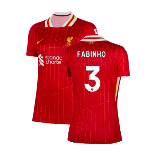 2024-2025 Liverpool Home Shirt (Womens) (Fabinho 3)