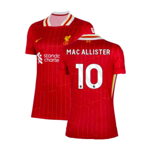 2024-2025 Liverpool Home Shirt (Womens) (Mac Allister 10)