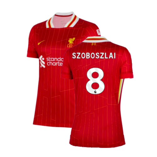 2024-2025 Liverpool Home Shirt (Womens) (Szoboszlai 8)