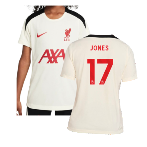 2024-2025 Liverpool Strike SE Training Top (Coconut Milk) - Kids (Jones 17)