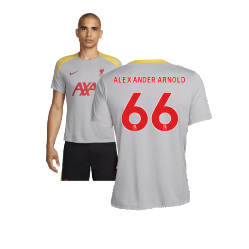 2024-2025 Liverpool Strike Third Shirt (Grey) (Alexander Arnold 66)