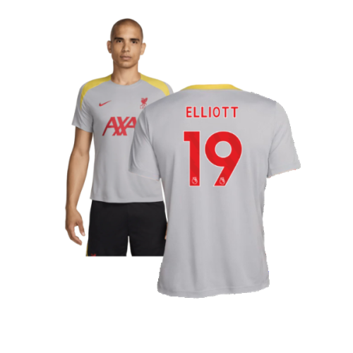 2024-2025 Liverpool Strike Third Shirt (Grey) (Elliott 19)