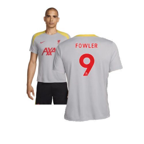 2024-2025 Liverpool Strike Third Shirt (Grey) (Fowler 9)