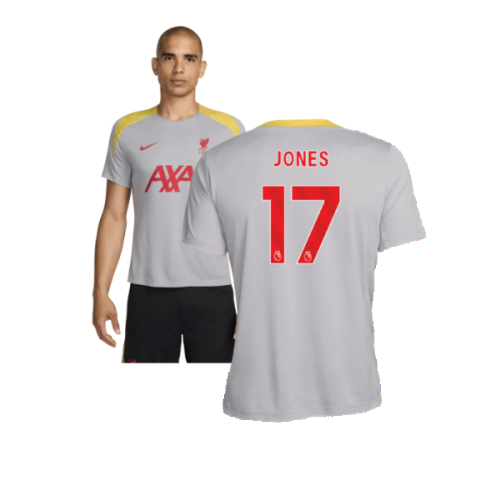 2024-2025 Liverpool Strike Third Shirt (Grey) (Jones 17)