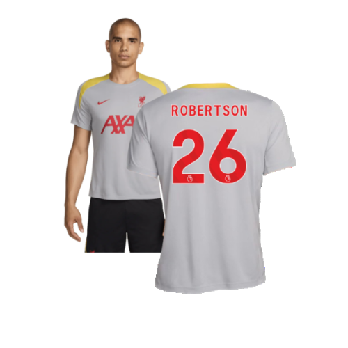 2024-2025 Liverpool Strike Third Shirt (Grey) (Robertson 26)