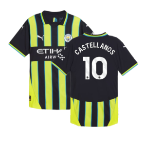 2024-2025 Man City Away Authentic Shirt (Castellanos 10) 2024-2025 Man City Away Authentic Shirt (Castellanos 10)