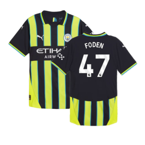 2024-2025 Man City Away Authentic Shirt (Foden 47)