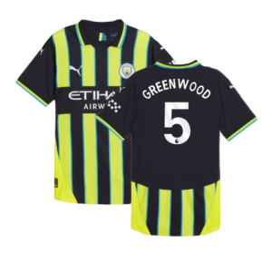 2024-2025 Man City Away Authentic Shirt (Greenwood 5)