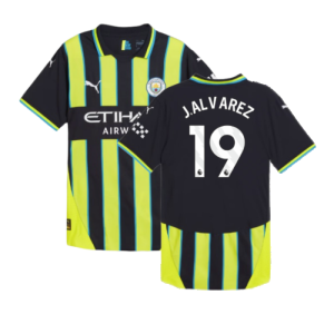 2024-2025 Man City Away Authentic Shirt (J.Alvarez 19)