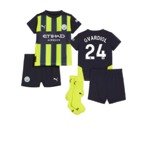 2024-2025 Man City Away Baby Kit (Gvardiol 24)