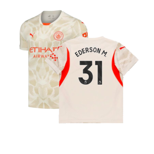 2024-2025 Man City Away Goalkeeper Shirt (Alpine Snow) (Ederson M. 31)