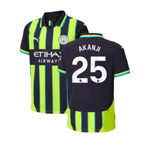 2024-2025 Man City Away Shirt (Kids) (Akanji 25)