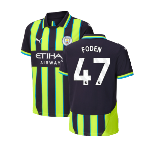 2024-2025 Man City Away Shirt (Kids) (Foden 47)