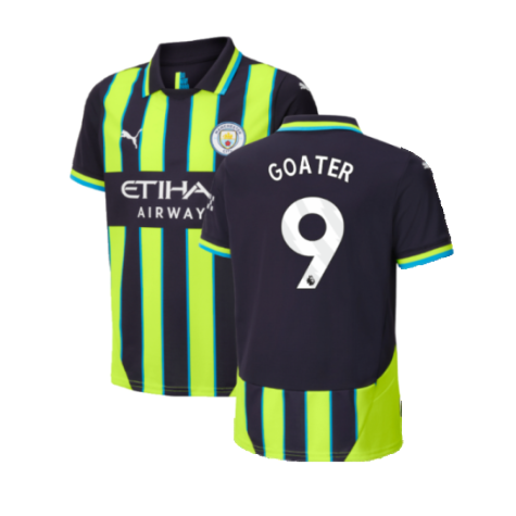 2024-2025 Man City Away Shirt (Kids) (Goater 9)