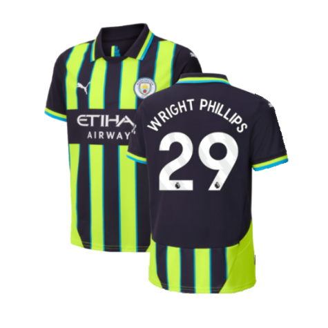 2024-2025 Man City Away Shirt (Kids) (Wright Phillips 29)