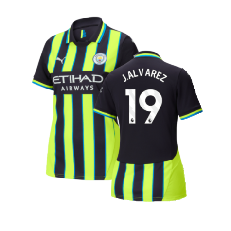 2024-2025 Man City Away Shirt (Womens) (J.Alvarez 19)