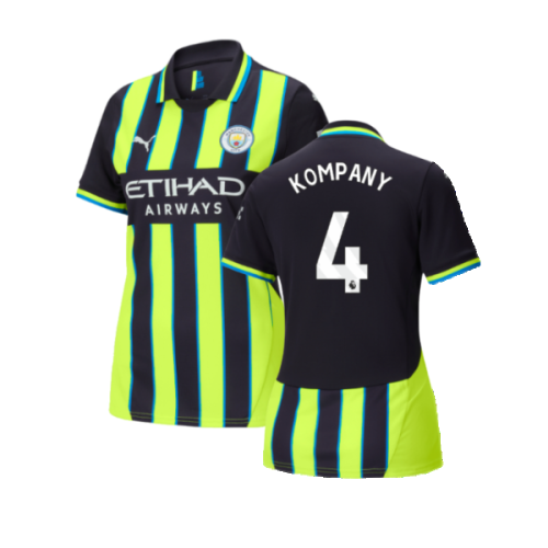 2024-2025 Man City Away Shirt (Womens) (Kompany 4)