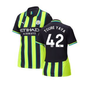 2024-2025 Man City Away Shirt (Womens) (Toure Yaya 42)