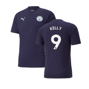 2024-2025 Man City Casuals Tee (Navy) (Kelly 9) 2024-2025 Man City Casuals Tee (Navy) (Kelly 9)