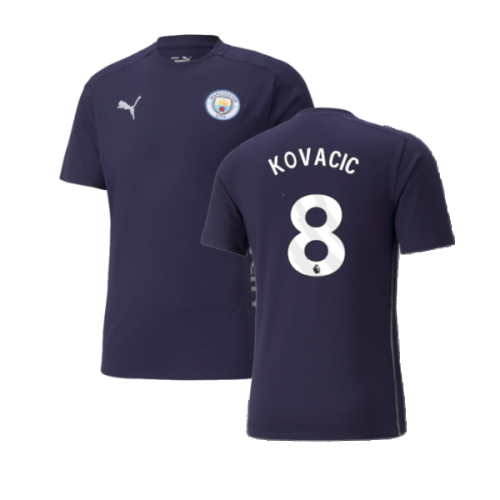 2024-2025 Man City Casuals Tee (Navy) (Kovacic 8)