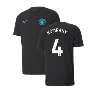 2024-2025 Man City ESS Tee (Black) (Kompany 4)