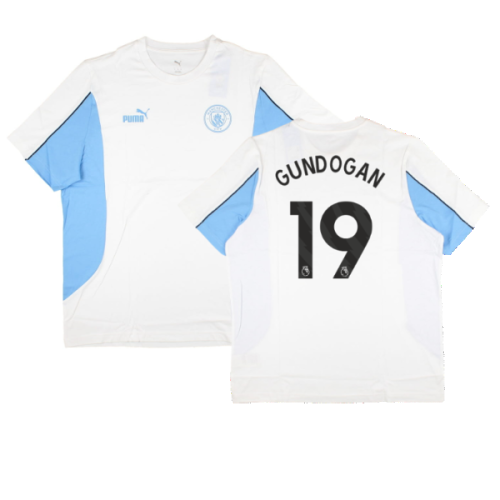 2024-2025 Man City ftblARCHIVE Tee (White) (Gundogan 19)