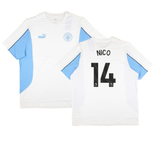 2024-2025 Man City ftblARCHIVE Tee (White) (Nico 14)