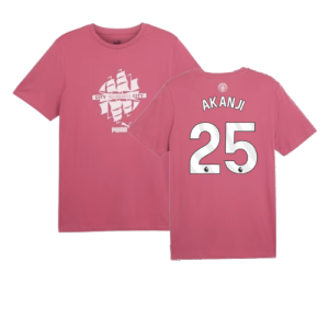 2024-2025 Man City ftblCulture Tee (Dusty Orchid) (Akanji 25)