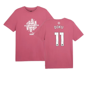 2024-2025 Man City ftblCulture Tee (Dusty Orchid) (Doku 11)