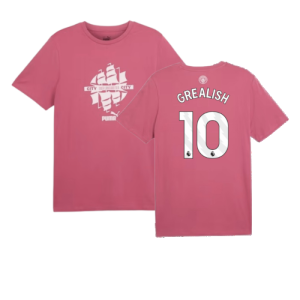 2024-2025 Man City ftblCulture Tee (Dusty Orchid) (Grealish 10)